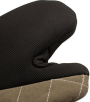 San Jamar Conventional Style / 15" Length / Tan Oven Mitts