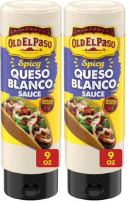 Taco Sauce - Queso Blanco by Old El Paso – 9 Ounce (Pack of 2), Pack of 2