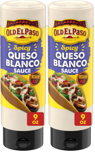 Taco Sauce - Queso Blanco by Old El Paso – 9 Ounce (Pack of 2), Pack of 2