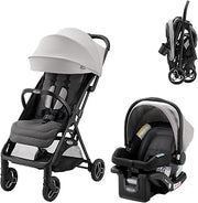 Graco Ready2Jet Travel System – Compact Travel Stroller with Automatic Fold and SnugRide Lite Infant Car Seat