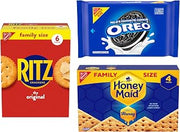 Oreo Cookies, RITZ Crackers, Honey Maid Graham Crackers Variety Pack, 3 ct