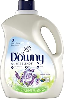 Downy Nature Blends Liquid Fabric Conditioner (Fabric Softener), Honey Lavender, 120 Loads 103 fl oz, 103 Fl Oz