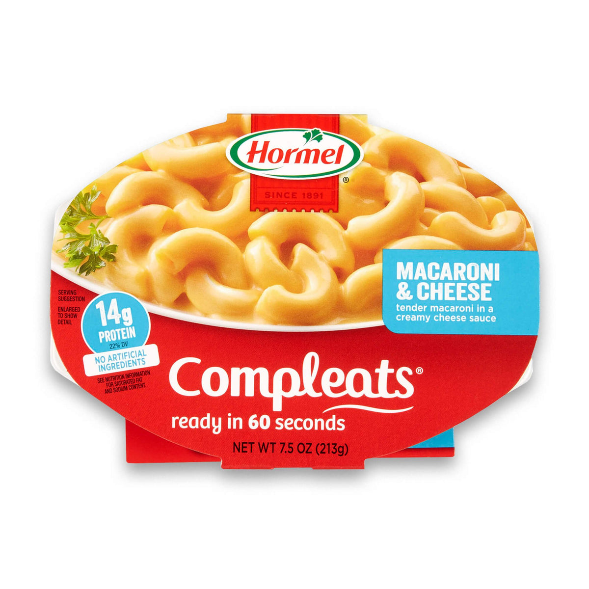 HORMEL COMPLEATS Macaroni & Cheese / 7.5 Ounce (Pack of 7) / 1 Macaroni & Cheese