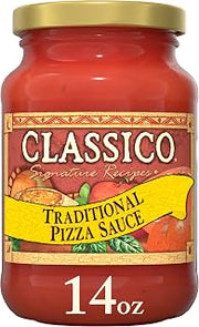 CLASSICO Signature Recipes Traditional Pizza Sauce, 14 oz Jar