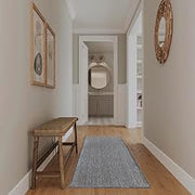 Nourison Home Tulum Denim 2'2" x 10' Area Rug - Easy Clean, Non Shedding, Bed Room, Living Room, Dining Room, Kitchen (10' Runner)