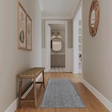 Nourison Home Tulum Denim 2'2" x 10' Area Rug - Easy Clean, Non Shedding, Bed Room, Living Room, Dining Room, Kitchen (10' Runner)