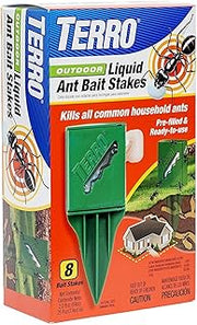 Terro T1812-2 Outdoor Liquid Ant Killer Bait Stakes (2 Pack)