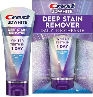 Crest 3DWhite Brilliance Deep Stain Remover Dazzling Mint Toothpaste - 2.1oz