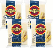 Jarlsberg Cheese Protein Lite Chunk, 6 oz – Reduced Fat, Semi-Soft, Sweet & Nutty [Pack of 4]