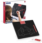 Guidecraft Magna Tablet with 10 Double-sided Design Cards - Magnetic Drawing Board for Kids, S.T.E.M Learning & Educational Toy for Children