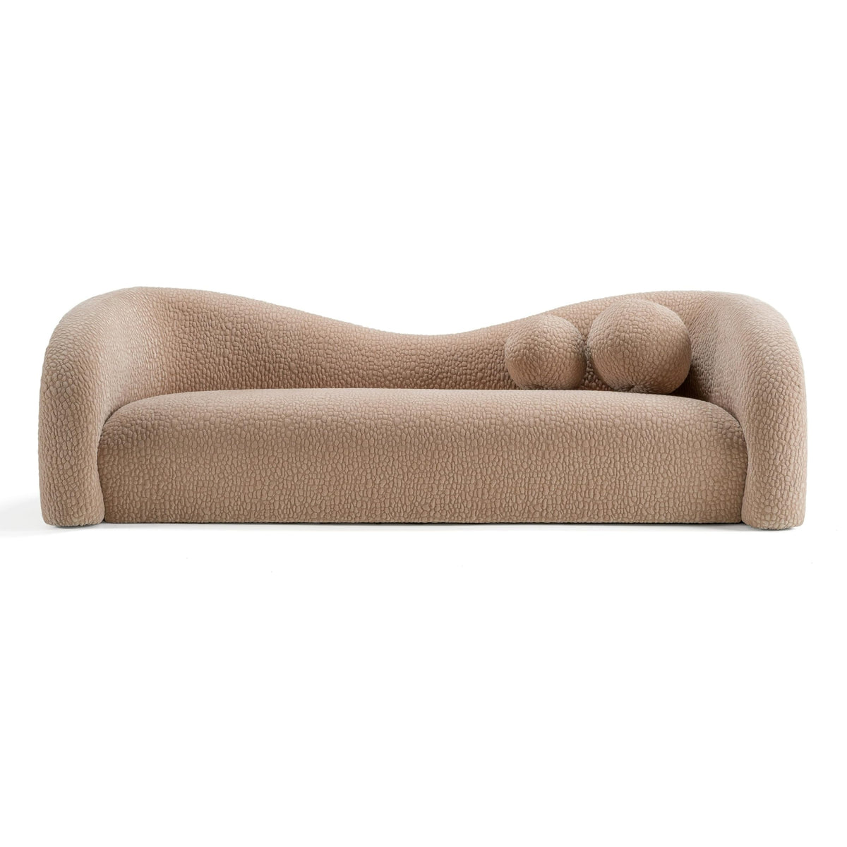 Calico - Contemporary Tan Fabric 3-Seat Sofa by Limari Home – Foam, Tan, Model LIM-82919