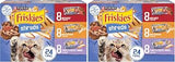 Friskies Wet Cat Food Variety Pack, Shreds Beef Chicken Turkey & Cheese | 48 Pack | 5.5 oz Cans