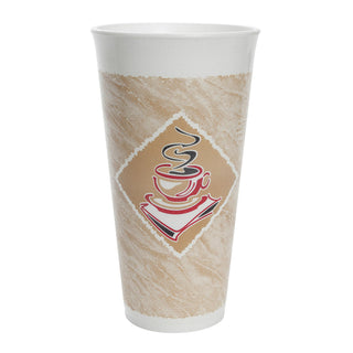 Dart 20 oz Cafe G Foam Cup (Case of 500)