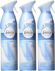 Febreze Air Effects Air Freshener Linen & Sky, 9.7 oz, 3 Pack