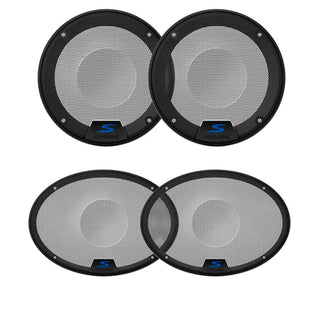 KTE-S69G 6x9 & KTE-S50G 5.25" S-Series Speaker Grill Bundle by Alpine – Model AlpineBDL241108-05
