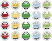 Twinings Black, Green & Herbal K-Cup Pods Tea Sampler 20 Count Variety Pack
