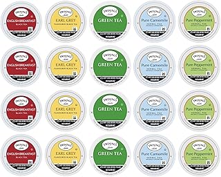 Twinings Black, Green & Herbal K-Cup Pods Tea Sampler 20 Count Variety Pack