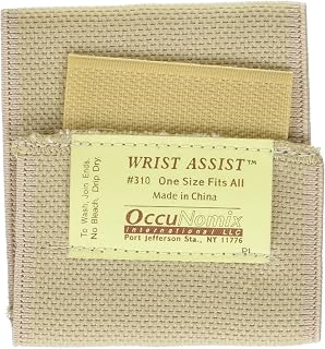 OccuNomix OCC310 Wrist Assist Wrist Support, Elastic, Beige