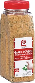 Lawry's Coarse Grind Garlic Powder with Parsley, 24 oz - One 24 Ounce Container of Garlic and Parsley Seasoning for Recipe Customization, Best with Beef, Poultry, Breads and More