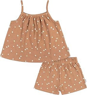 Gerber Baby & Toddler Girls Sleeveless Tank Top and Shorts Set