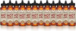 Mike's Hot Honey Squeeze Bottle Honey with a Kick, 12 Ounce (Pack of 12)