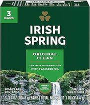 Irish Spring Original Deodorant Soap 3 Bars, 2 Pack (6 Total)