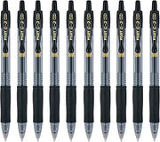 Pilot G2 Retractable Gel Ink Roller Ball Pens, Bold Point Black 10-PACK(31237)