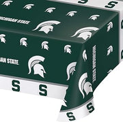 Creative Converting Michigan State University Plastic Tablecloths, 3 ct