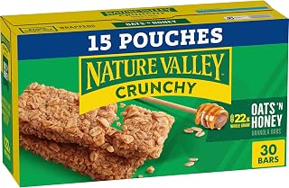 Nature Valley Crunchy Granola Bars, Oats & Honey, 30 ct, 22.35 oz