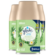 Automatic Spray Refill by Glade – 6.2 Fl Oz (Pack of 3), Green, Pack of 3, Model 334887