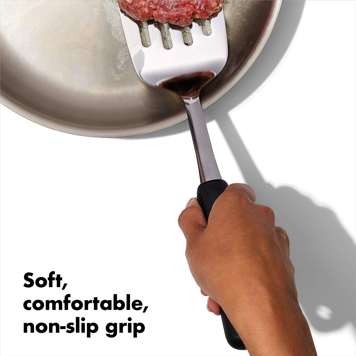 Good Grips Stainless Steel Turner by OXO – One size, Stainless Steel, Model 11283300​