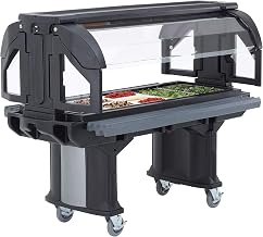 Cambro VBR5110 5' Versa Food Bar with Standard Casters Black Case of 1