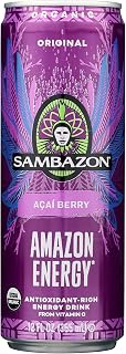 Sambazon Energy Drink Single Organic, 12 Fl Oz