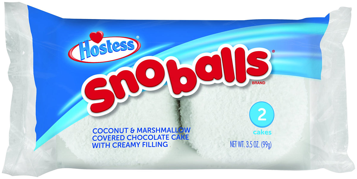 SNOBALLS Single Serve by Hostess – 3.5 Ounce (Pack of 1), Model FBA-Hostess Snoballs Cake 3.5Oz 6Ct