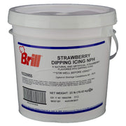 Strawberry Dipping/Icing 23 lb by Brill – Commercial Grade