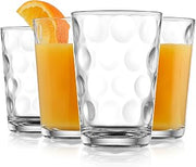 Pasabahce Home Essentials Juice Glasses Set Of 4 Water Tumbler Glasses Cups 7 oz Uses for Juice, Water, Cocktails, and more Beverages. Dishwasher safe…