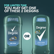 Degree 2.7 Ounce (Pack of 2) / Cool Rush / Green Antiperspirant Deodorant