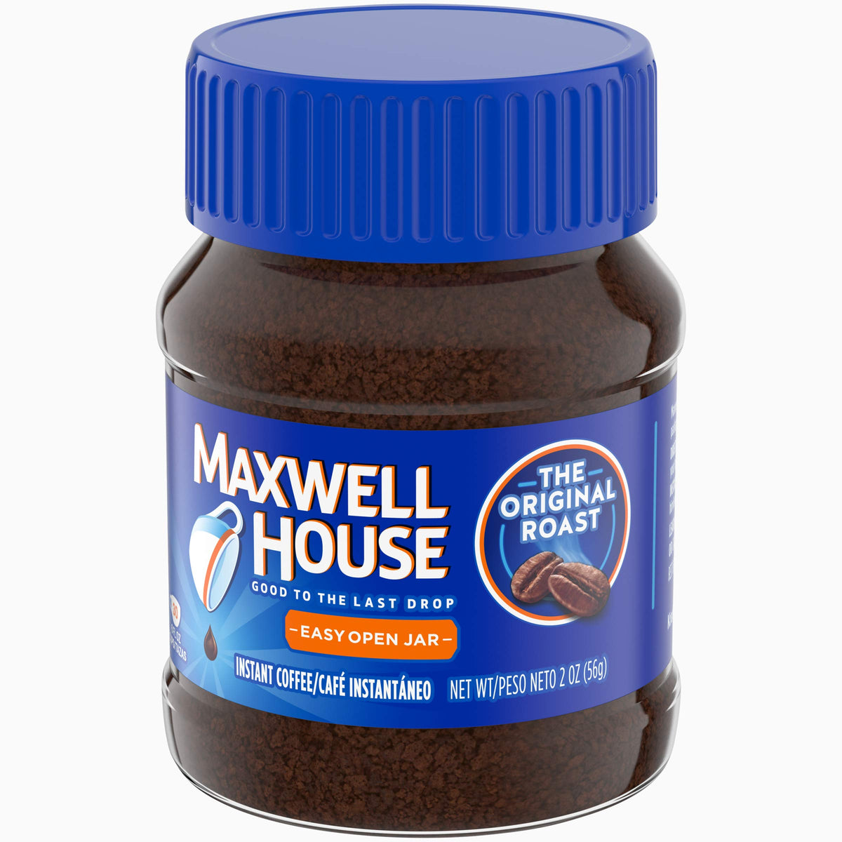Original Medium Roast Instant Coffee (2 oz Jar) by MAXWELL HOUSE – 2 Ounce (Pack of 1), Model 043000794005