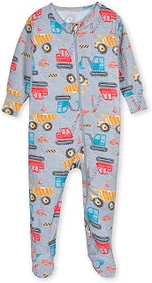 Gerber unisex-baby Toddler Buttery-soft Snug Fit Footed Pajamas With Viscose Made With Eucalyptus