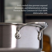 Thomas Keller Insignia by - Stainless Steel 6 Quart Rondeau by Hestan – 6 Quarts, Stainless Steel, Model 31025