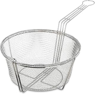 Carlisle FoodService Products 601001 9-3/4" Chrome Plated Mesh Basket (Pack of 12)