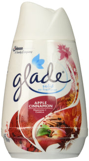 Solid Air Freshener - Apple Cinnamon - 6 oz by Glade – 6 Ounce (Pack of 1), White, Model 71697
