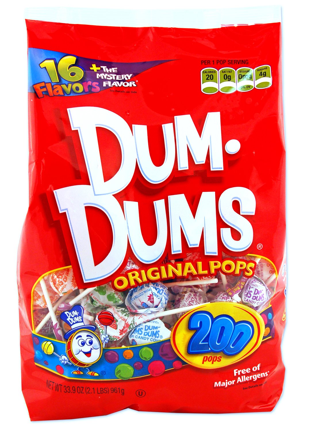 Dum Dums Halloween Pops / 34 Ounce (Pack of 6) / 1 Suckers & Lollipops
