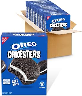 Oreo Cakesters Soft Snack Cakes, 12-5 Count Packs (60 Total Snack Packs)
