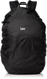 Backpack, Waterproof Rain Cover Included, Lightweight, Multi-functional, Large Capacity (PC Storage), Black Body x Gray by Lee – One Size, Polyester, Model 320-16200