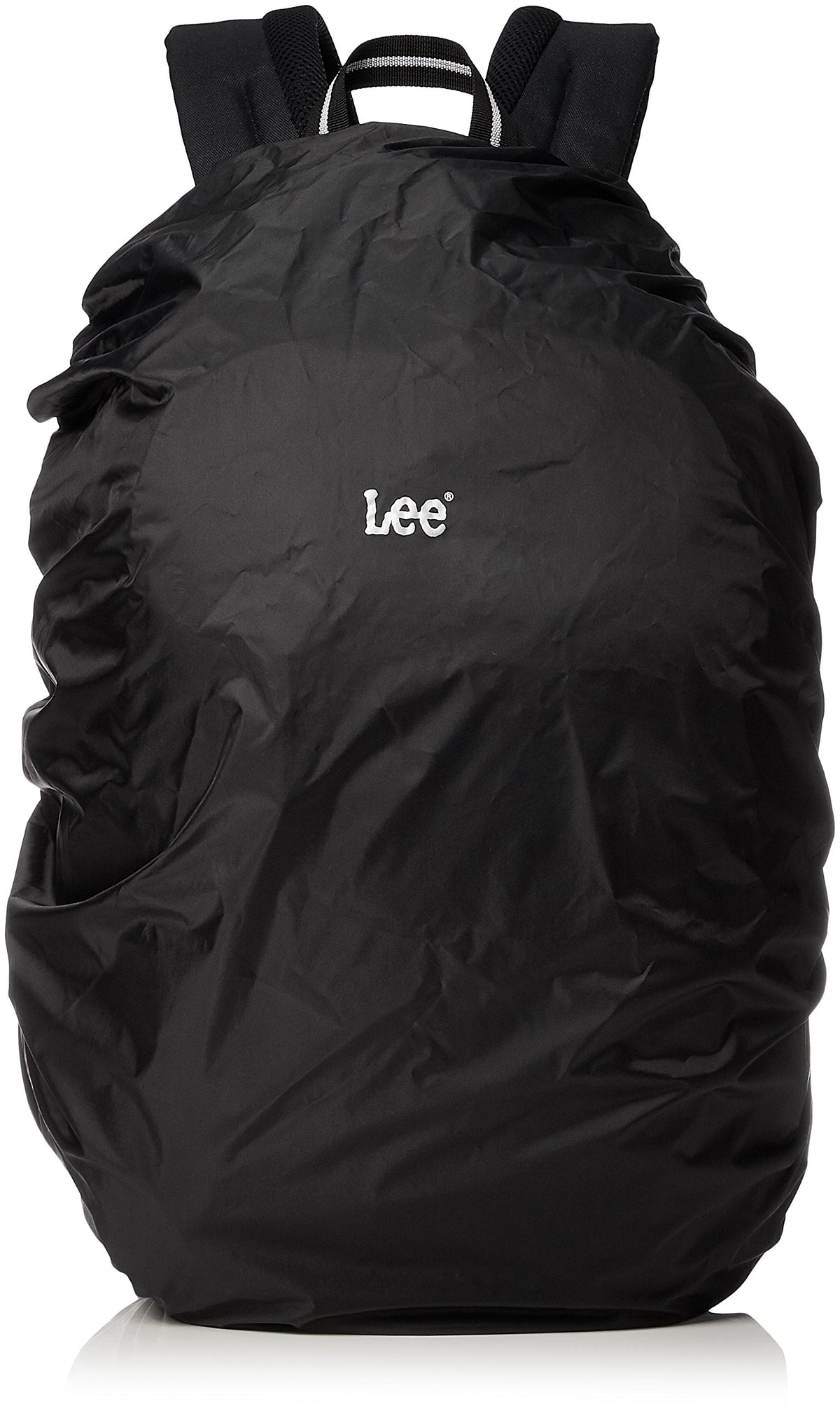 Backpack, Waterproof Rain Cover Included, Lightweight, Multi-functional, Large Capacity (PC Storage), Black Body x Gray by Lee – One Size, Polyester, Model 320-16200