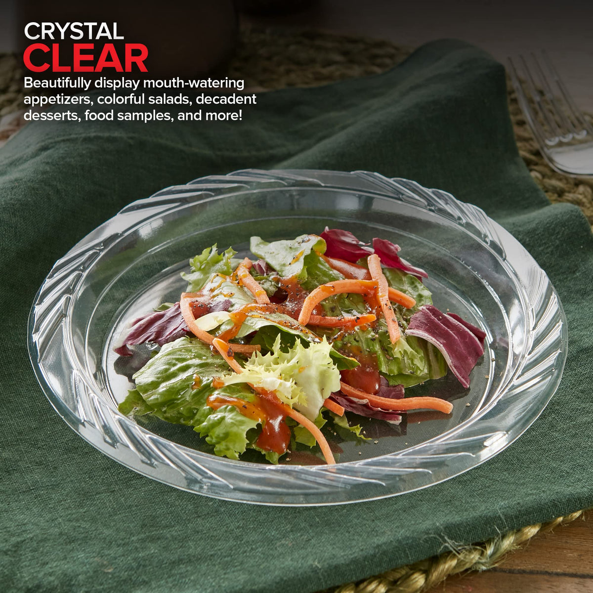 Stock Your Home 240 / 7 Inch / Clear Plates