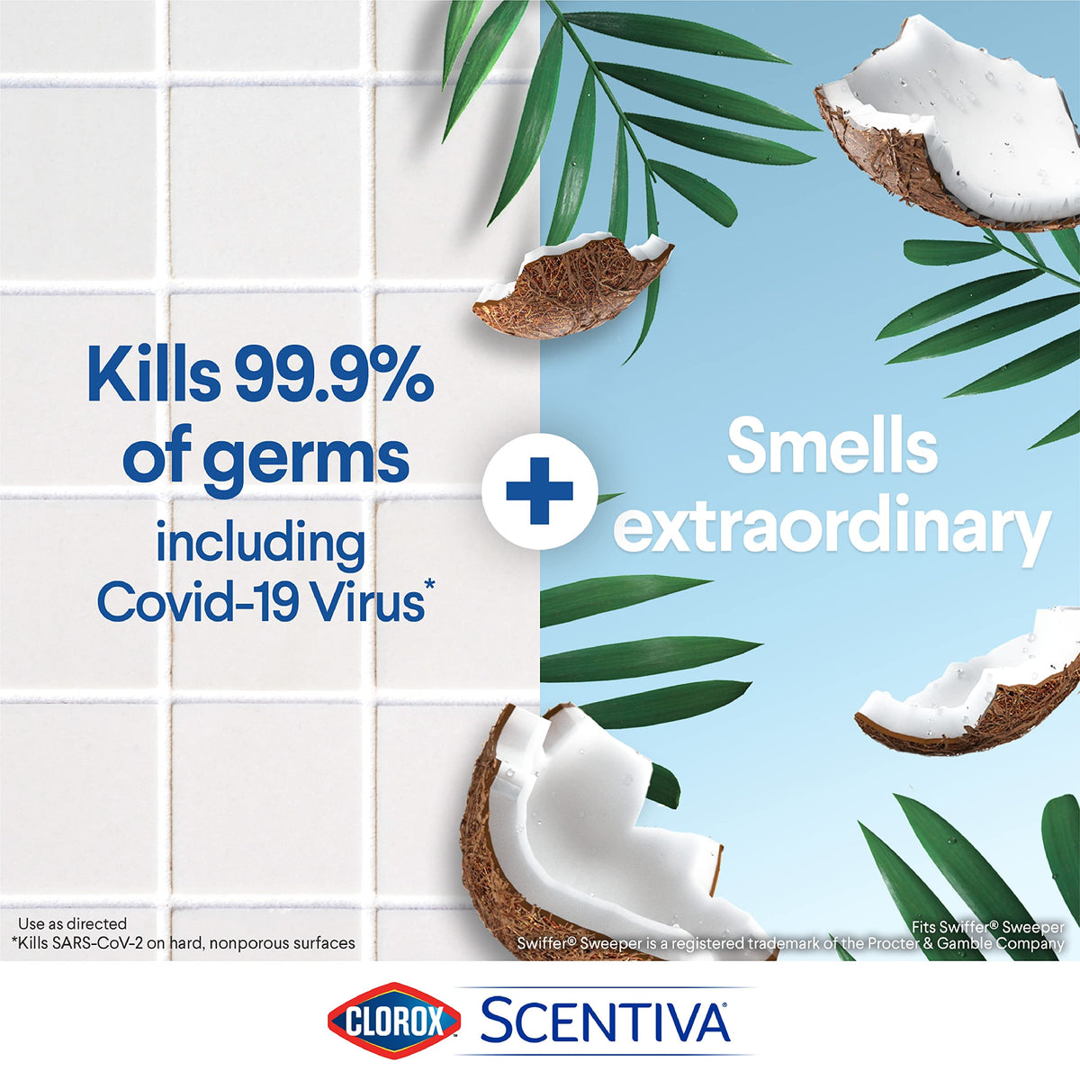 Scentiva Disinfecting Wipes Value Pack by Clorox – 75 Count (Pack of 6)