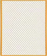 Global Industrial Machinery Wire Fence Partition Panel, 4' W