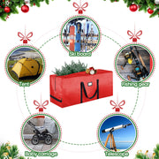 Baleine Artificial Tree Bag, 9 Foot Capacity, Red
